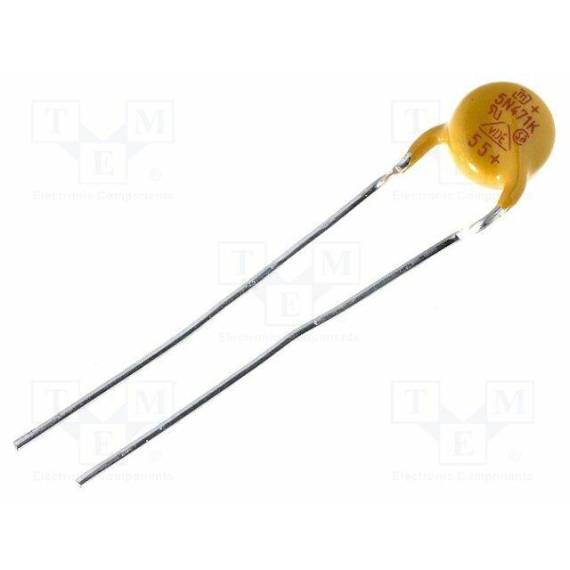 SR PASSIVES Varistor: metal-oxide; THT; 300VAC