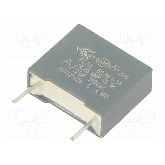 KEMET Capacitor: polypropylene; X2; R46 310V