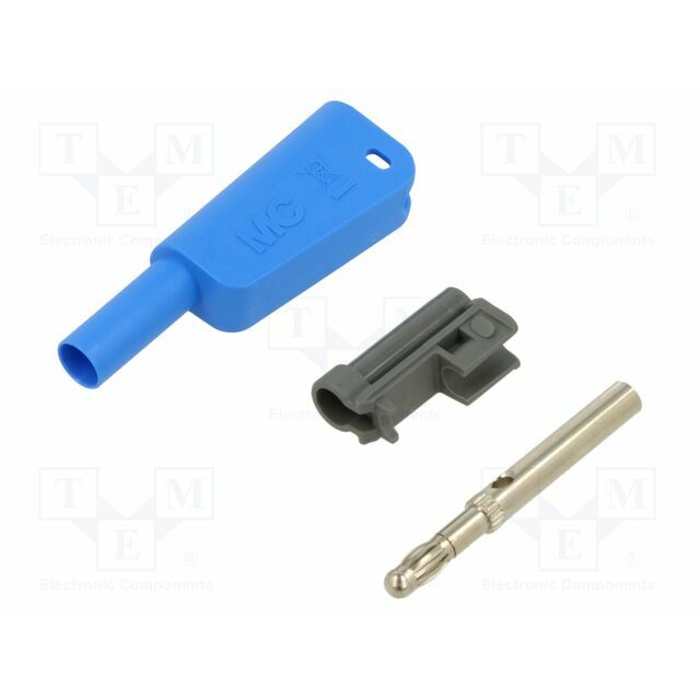 STAUBLI Laboratory connector: 4mm banana; plug