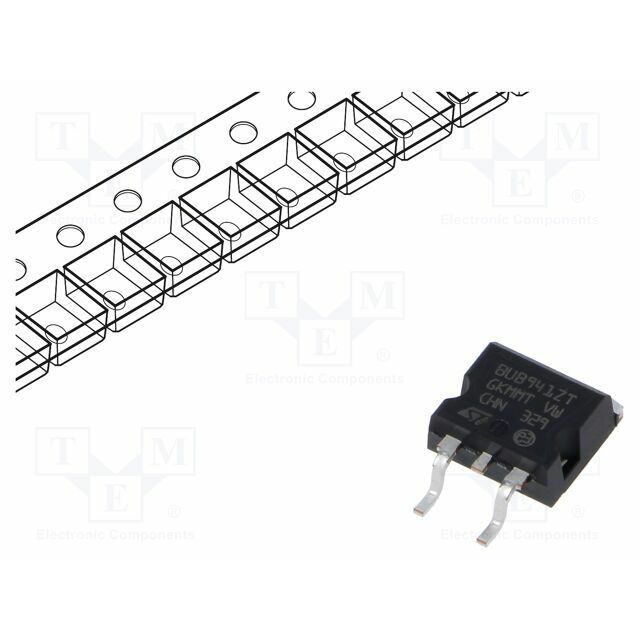 STMICROELECTRONICS Transistor: NPN; bipolar; Darlington; 350V