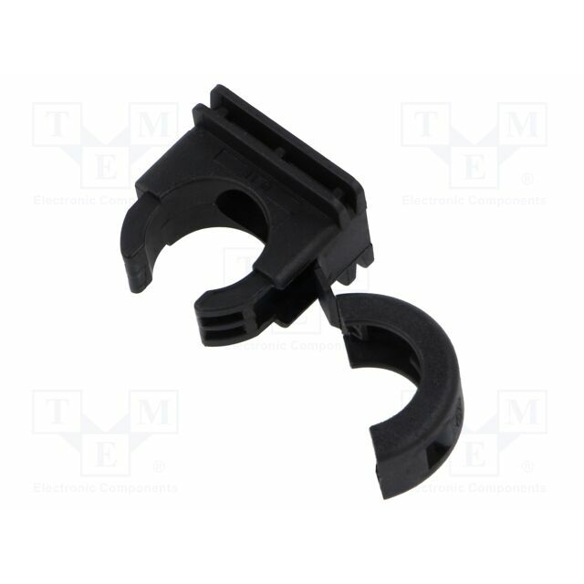 HELLERMANNTYTON Mounting holder; polyamide; HelaGuard; black