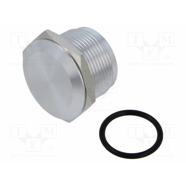 ONPOW Plug; Cutout: Ø19mm; aluminum alloy