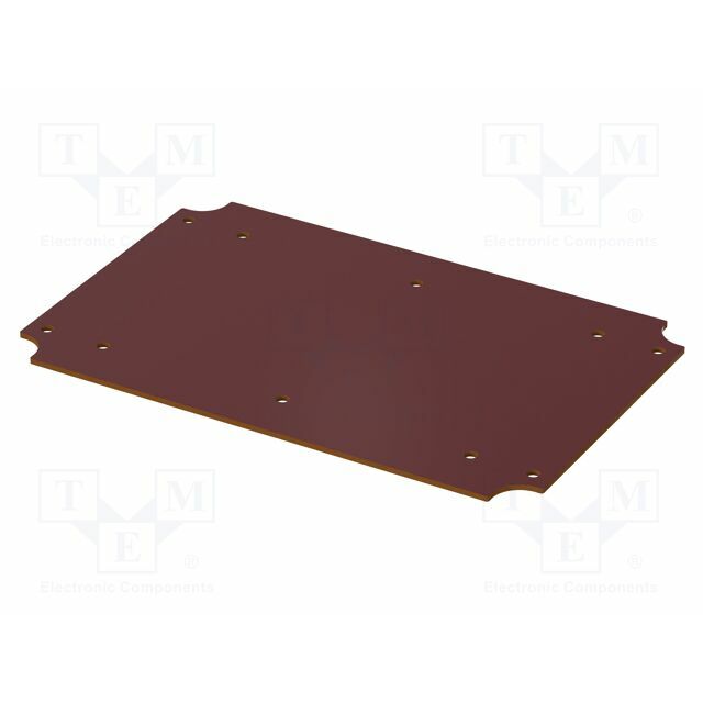 BOPLA Mounting plate; laminated paper; 2mm