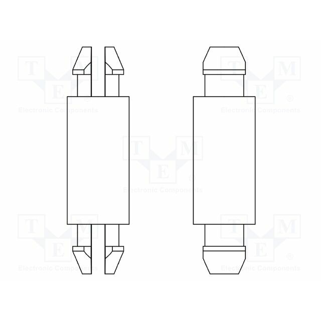 KEYSTONE PCB distance; polyamide; L: 6