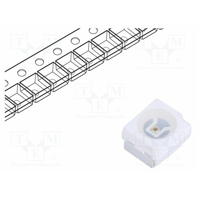 FORYARD LED; red; SMD; PLCC2; 500÷980mcd