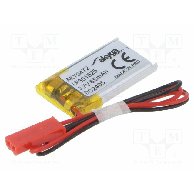 AKYGA BATTERY Re-battery: Li-Po; 85mAh; 3