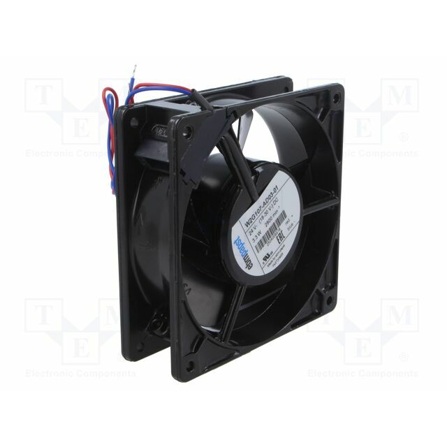 EBM-PAPST Fan: DC; 119x119x38mm; axial; 24VDC