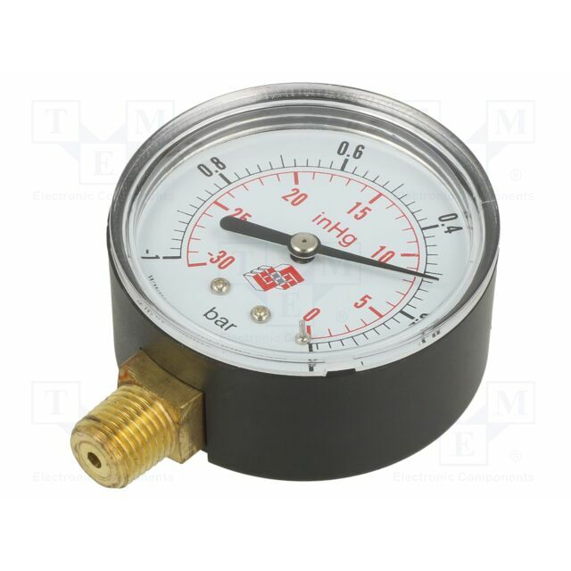 PNEUMAT Vacuum gauge; -1÷0bar; bottom connection