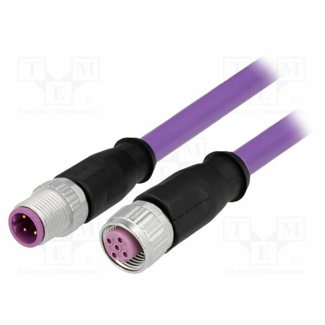 HARTING Cable: for sensors; M12; PIN: