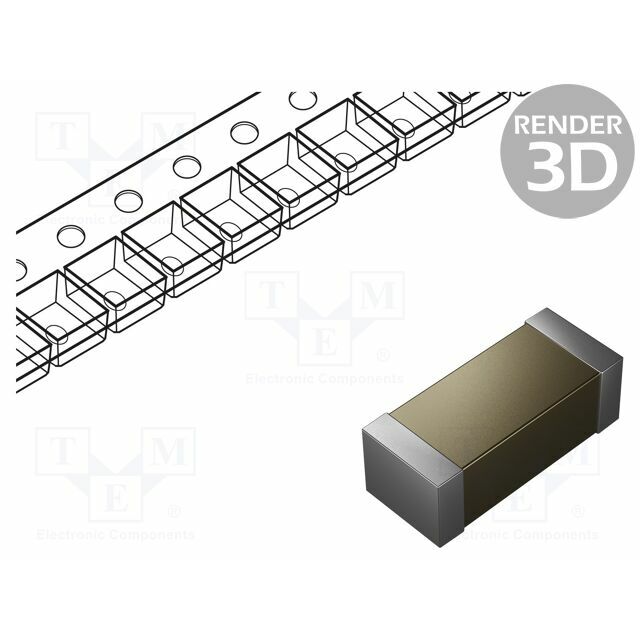 WALSIN Capacitor: ceramic; MLCC; 100pF; 3kV