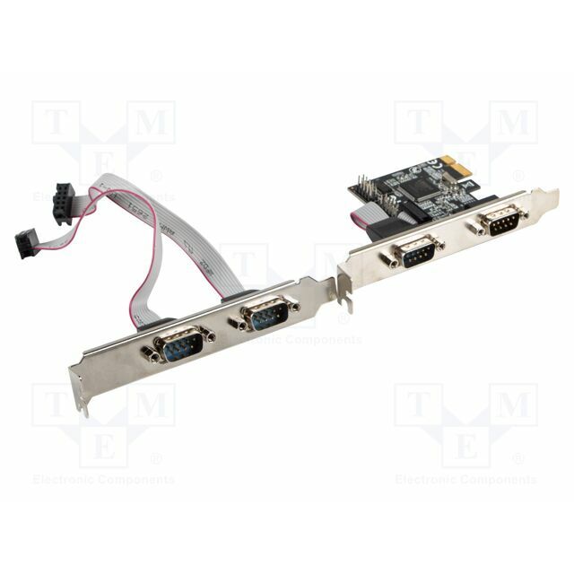 LANBERG PC extension card: PCIe; D-Sub