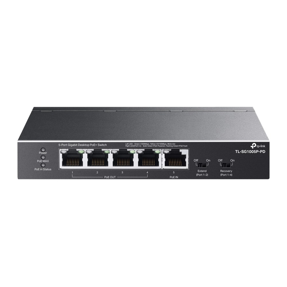 TP-Link TL-SG1005P-PD network switch Gigabit Ethernet