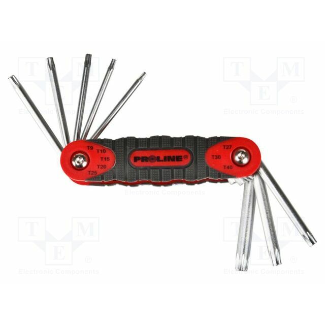 PROLINE Wrench: Torx®-set; TX9,TX10,TX15