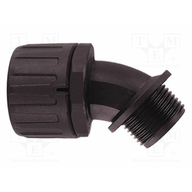 HELLERMANNTYTON 45° angled connector; Thread: PG