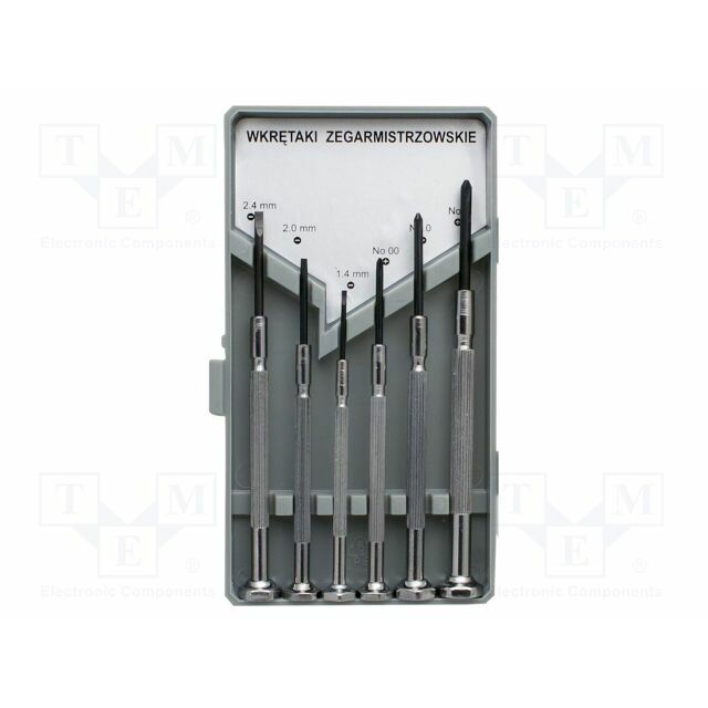 PROLINE Screwdriver: precision-set; precision; Phillips,slot