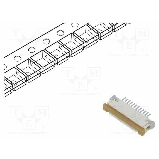 MOLEX Connector: FFC/FPC; SMT; 50V; 500mA