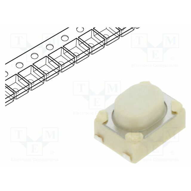 C&K Microswitch TACT; SPST; Pos: 2