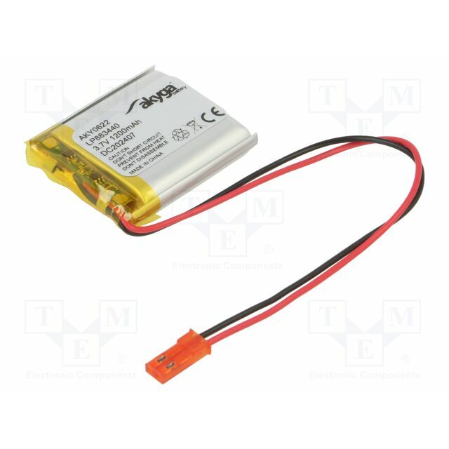 AKYGA BATTERY Re-battery: Li-Po; 1200mAh; 3