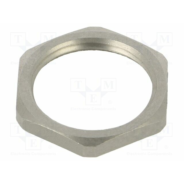 Nut; PG13,5; stainless steel; 24mm