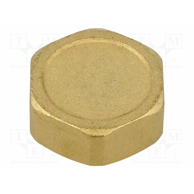 GEBO Splice terminal: stopper; hexagonal; brass