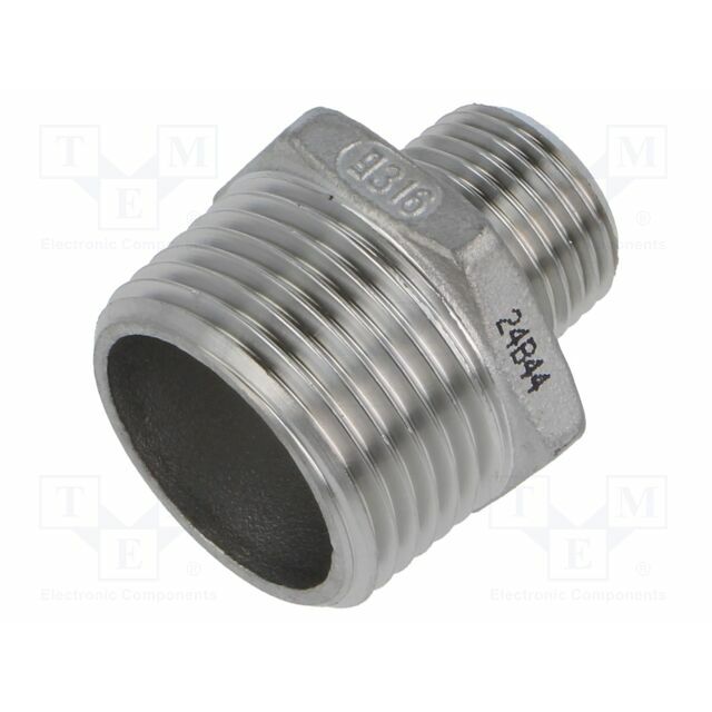 GEBO Splice terminal: nipple; male-male,reductive