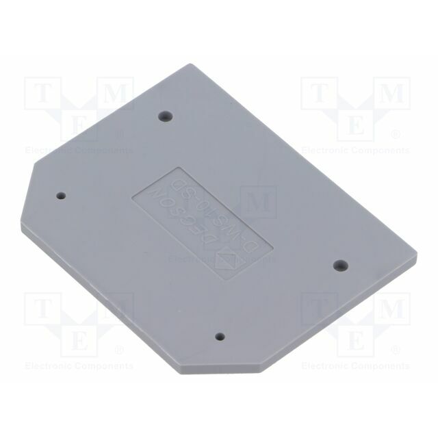 DEGSON ELECTRONICS Separating plate; grey |