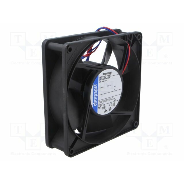 EBM-PAPST Fan: DC; 127x127x38mm; axial; 12VDC