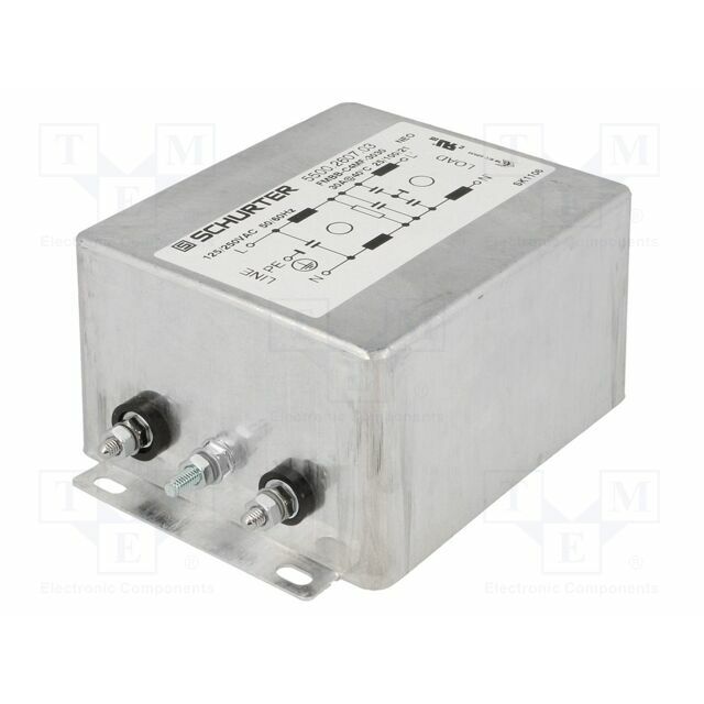 SCHURTER Filter: anti-interference; single-phase; 250VAC; Cx: