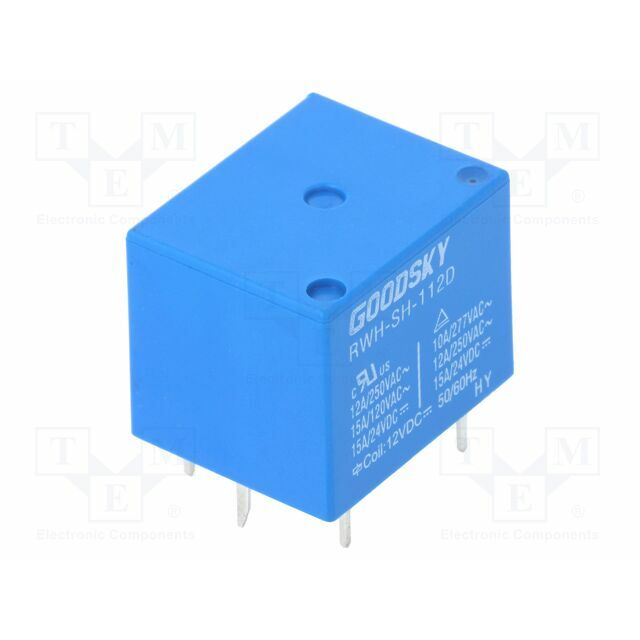 GOODSKY Relay: electromagnetic; Ucoil: 12VDC; SPDT