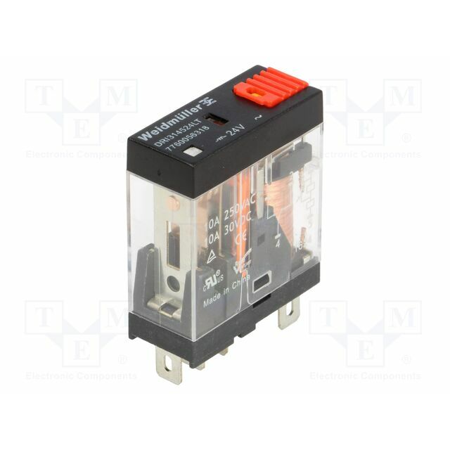 WEIDMÜLLER Relay: electromagnetic; Ucoil: 24VAC; SPDT