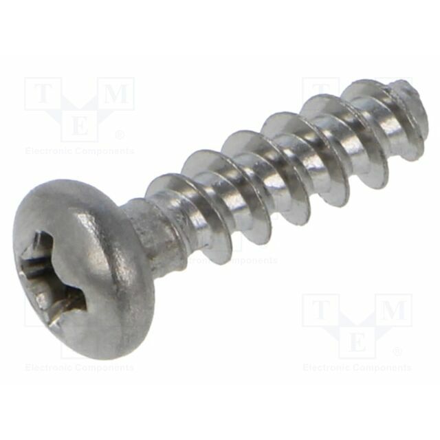BOSSARD Screw; 4x14; Head: button; Phillips