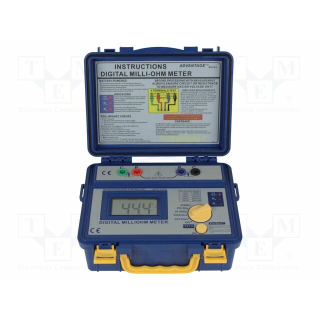 B&K PRECISION Milli-ohm meter; LCD; 3
