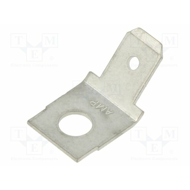 TE CONNECTIVITY Terminal: flat; Plating: tinned