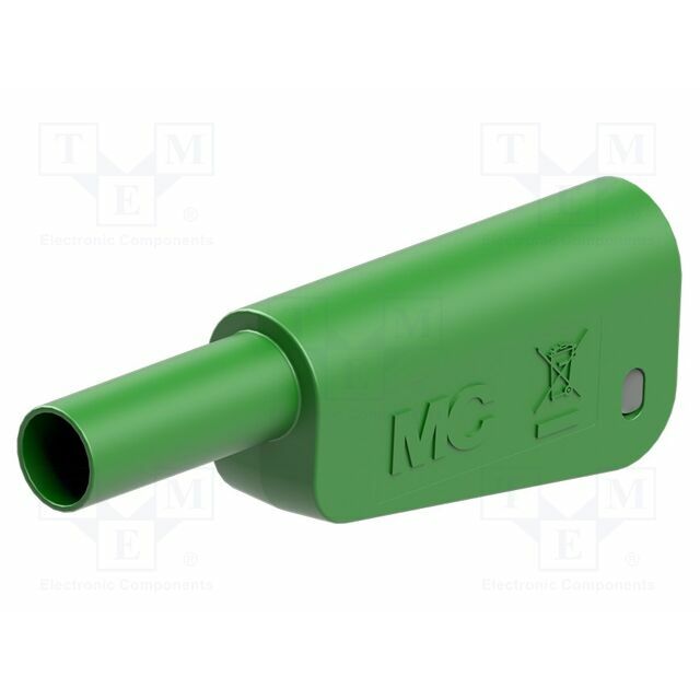 STAUBLI Laboratory connector: 4mm banana; plug