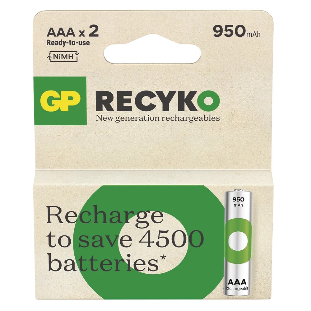 R03 AKU 2BL GP ReCyko 950mAh