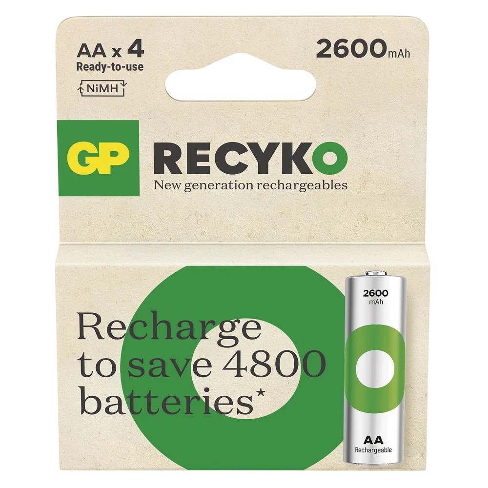 R6 AKU 4BL GP ReCyko 2600mAh