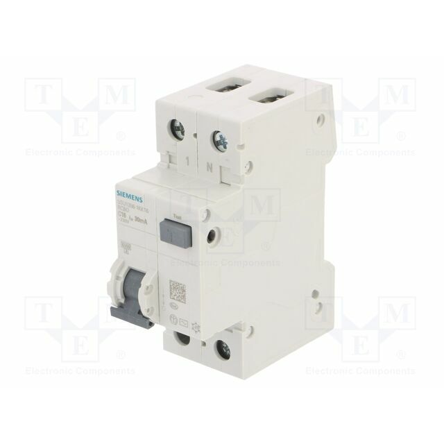 SIEMENS RCBO breaker; Inom: 16A; Ires: