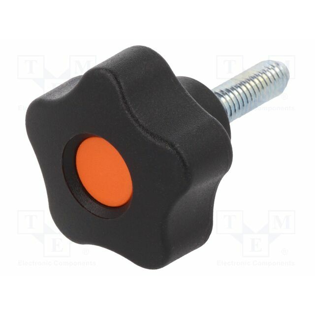 ELESA+GANTER Knob; Ø: 32mm; Ext.thread: