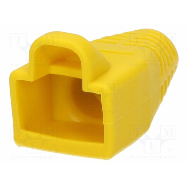 ENCITECH Plug cover; 6mm; yellow; RJ45