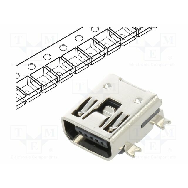 ECE Connector: USB C; socket; SMT