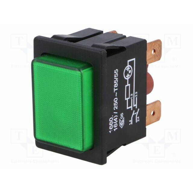 MARQUARDT Switch: push-button; Pos: 2; DPST