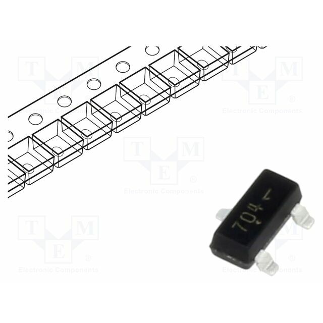 ONSEMI Transistor: N-MOSFET; unipolar; 60V; 380mA