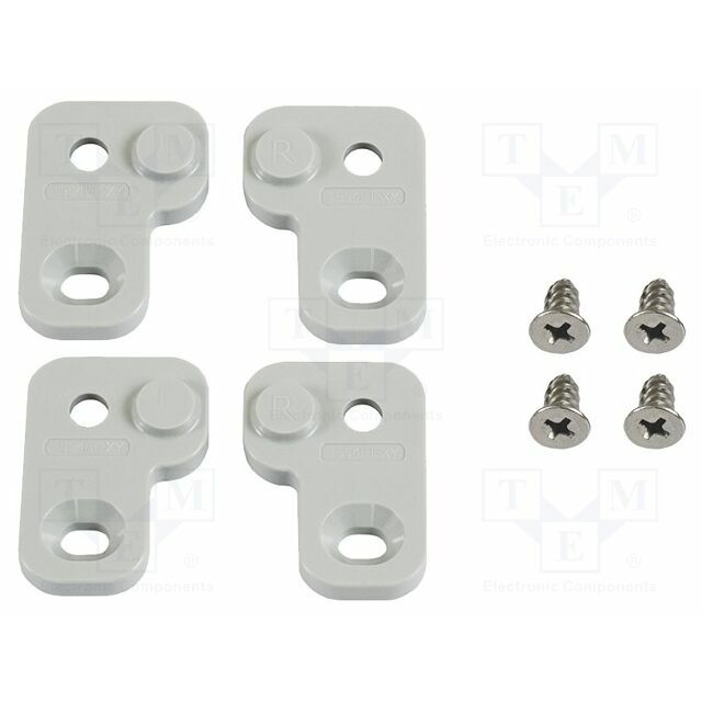 HAMMOND Wall mounting element; polycarbonate; 4pcs