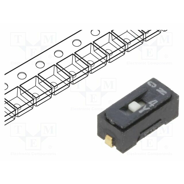 NIDEC COPAL ELECTRONICS Switch: DIP-SWITCH; Poles