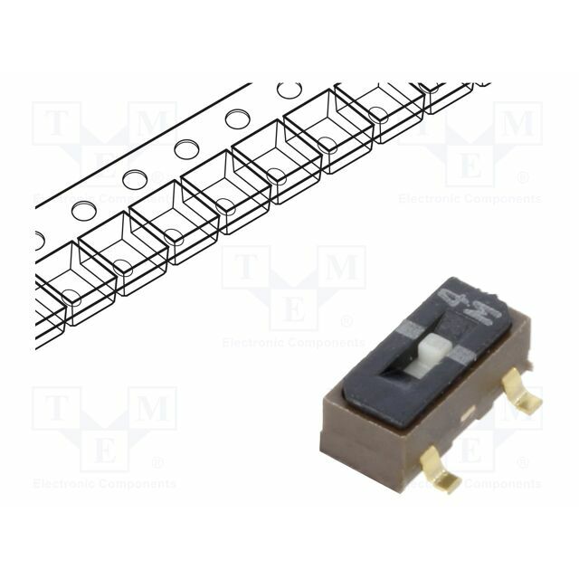 NIDEC COPAL ELECTRONICS Switch: slide; Pos: