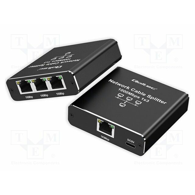 Switch Ethernet; RJ45 socket x4,USB