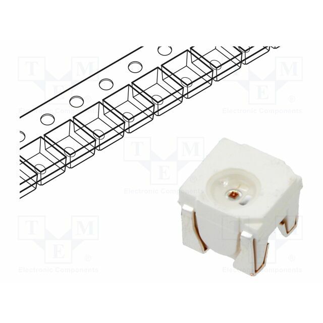LUCKY LIGHT LED; yellow; SMD; PLCC4