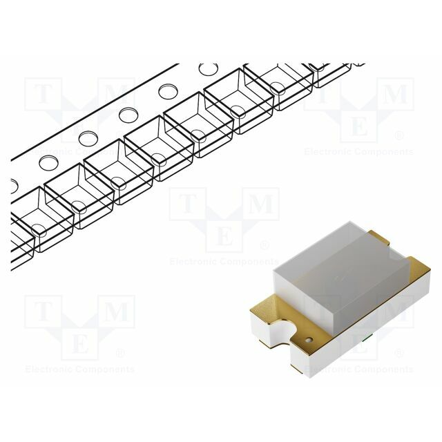 LUCKY LIGHT LED; blue; SMD; 24÷50mcd