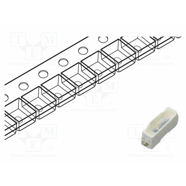 LUCKY LIGHT LED; blue; SMD; PLCC2