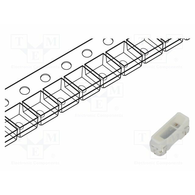LUCKY LIGHT LED; red; SMD; PLCC2